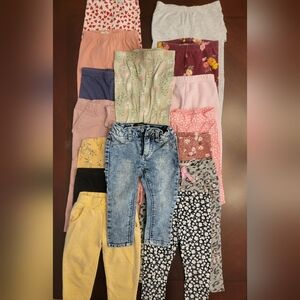 Toddler Girl Pants Lot, Size 2T/24 months, Mixed Lot (Lot of 16)